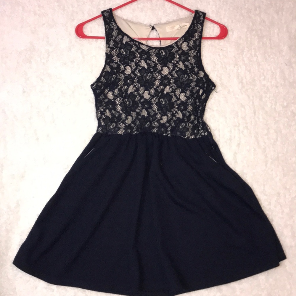 Navy blue dress